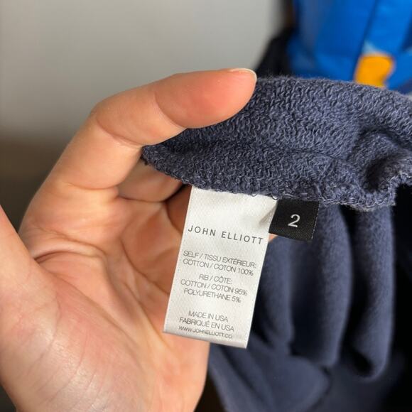 John Elliott Navy Escobar Lounge Pants - Picture 6 of 8